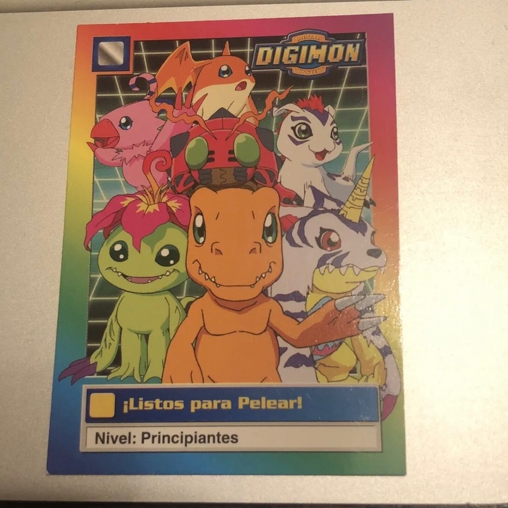 Bandai 1999 Digimon Card 2 Of 34 IN SPANISH